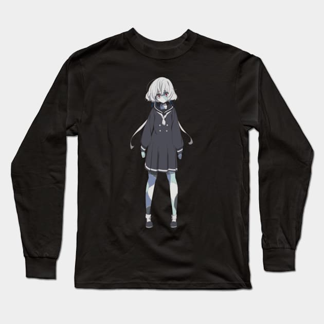 Junko Zombie Long Sleeve T-Shirt by KokoroPopShop